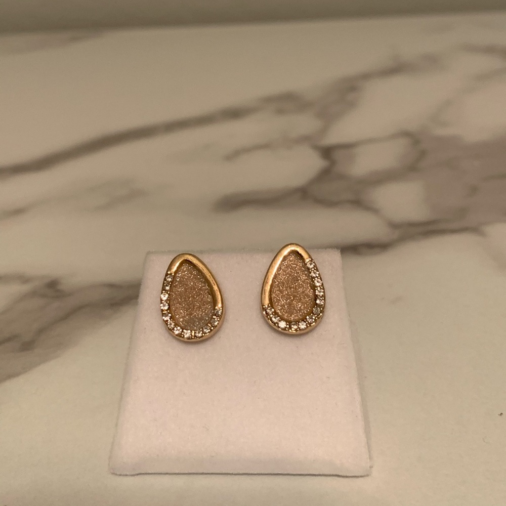 Teardrop Stud Earrings